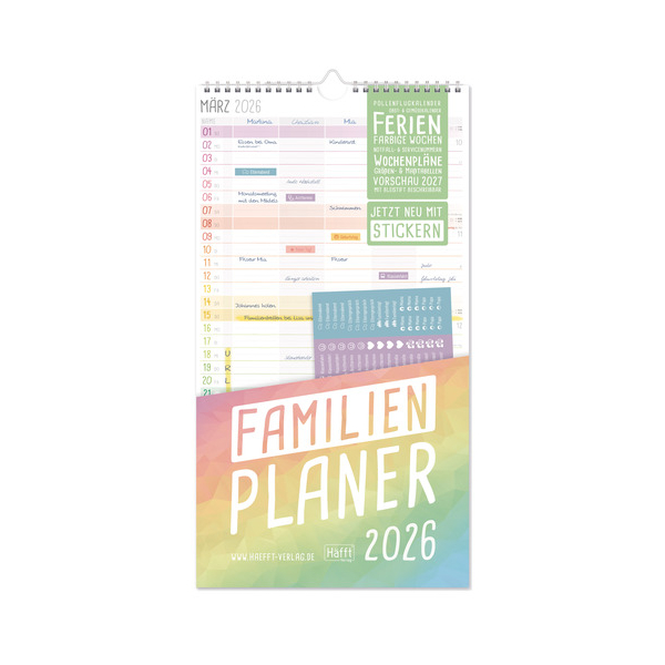 4029357099884 - Familienplaner 2026 Rainbow 4029357099884 Häfft 4029357099884 - Familienplaner 2026 Rainbow 4029357099884 Häfft