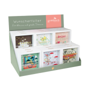 Spardose Kasten (mittel) 92 0270 , "Motiv sortiert"