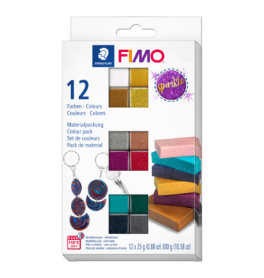 Modelliermasse Fimo leather sparkle