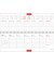 Tischkalender 660038, 1 Woche / 2 Seiten, 