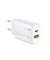 Ladegerät Steckdose USB-AUSB-C weiß