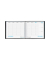 Wochenkalender 790-1020, Assessor, schwarz, Pr&auml;gung: Assessor in wei&szlig;, 1 Woche /  2 Seiten, 15,8x14,7cm, 2026