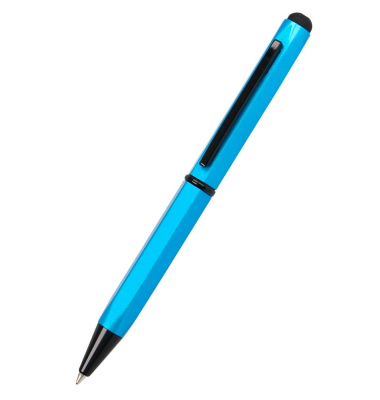 Kugelschreiber Hexagon Stylus 21032/3D, blau, M, nachfüllbar