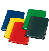 Heftbox 1441900, A4 rot/blau/gelb/grün/schwarz, Karton