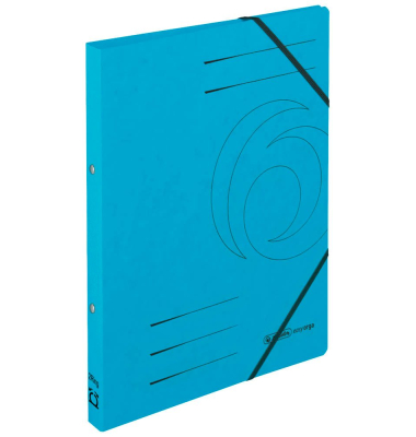 Ringbuch 300005403, A4 Karton hellblau