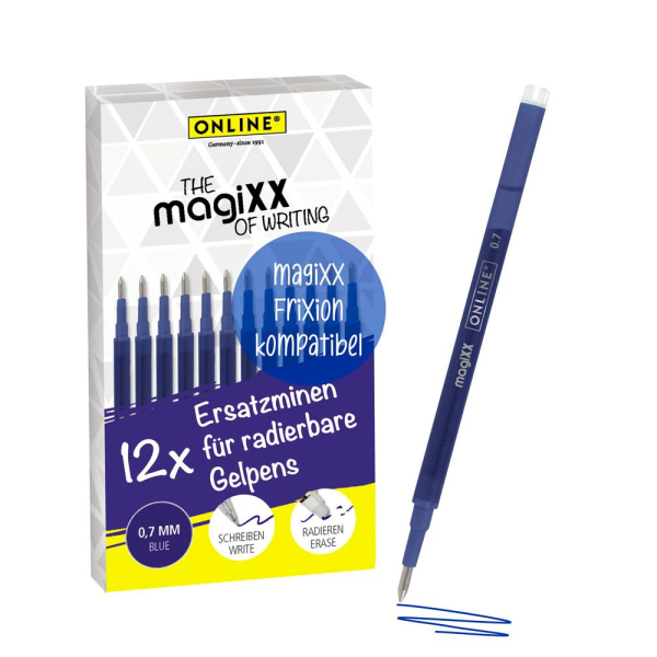 4014421401670 - magiXX Gelschreiberminen blau 07 mm 4014421401670 12 Stück 4014421401670 - magiXX Gelschreiberminen blau 07 mm 4014421401670 12 Stück