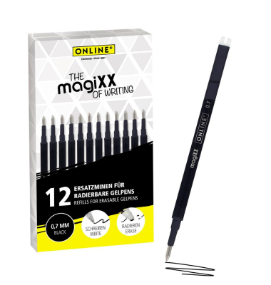 magiXX Gelschreiberminen schwarz 0,7 mm