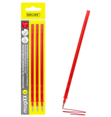 magiXX L Gelschreiberminen rot 0,7 mm