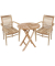 Sitzgruppe JAVA, natur Holz, 3-teilig