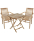 Sitzgruppe JAVA, natur Holz, 3-teilig