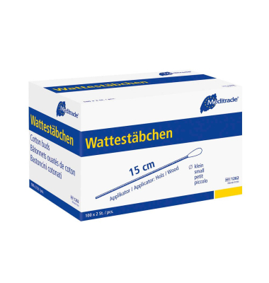 Wattestäbchen braun
