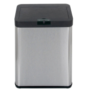 Sensor Mülleimer 48,0 l edelstahl, schwarz