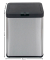 Sensor Mülleimer 48,0 l edelstahl, schwarz