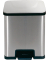 Powerstep Mülleimer 38,0 l edelstahl, schwarz