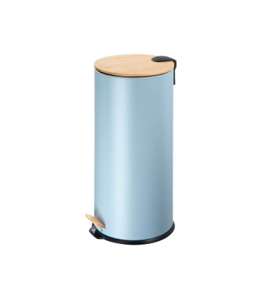 Tretpedal Mülleimer 30,0 l hellblau
