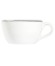 12 ID Fine Cappuccinotasse Modest Black Alzar weiß 0,2 l