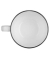 12 ID Fine Cappuccinotasse Modest Black Alzar grau 0,2 l