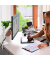 Monitor-Halterung NX 45-669-216 weiß für 1 Monitor, Tischklemme, Tischbohrung