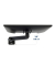Monitor-Halterung NX 45-669-224 schwarz für 1 Monitor, Tischklemme, Tischbohrung