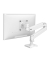 Monitor-Halterung LX Pro Arm 45-682-290 weiß für 1 Monitor, Tischbohrung