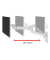Monitor-Halterung LX Pro Arm 45-683-290 weiß für 1 Monitor, Wandhalterung