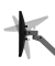 Monitor-Halterung LX Pro Arm 45-683-293 dunkelgrau für 1 Monitor, Wandhalterung
