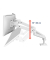 Monitor-Halterung LX Pro Dual Side-By-Side 45-686-290 weiß für 2 Monitore, Tischbohrung, Tischklemme