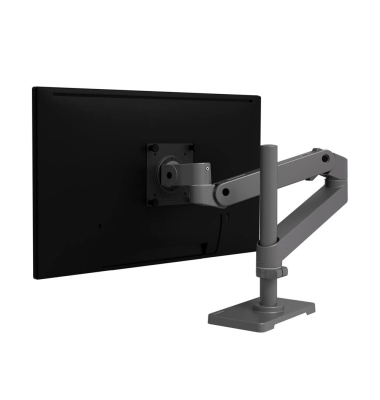 Monitor-Halterung LX Pro 45-695-293 dunkelgrau für 1 Monitor, Tischbohrung, Tischklemme