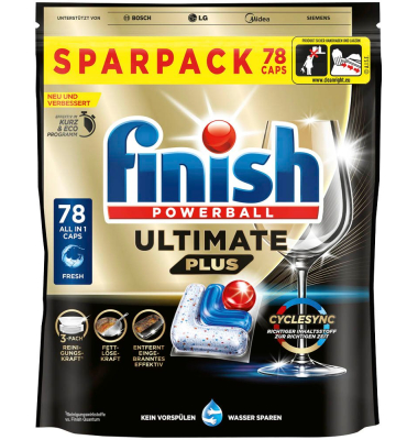 POWERBALL ULTIMATE PLUS Spülmaschinentabs