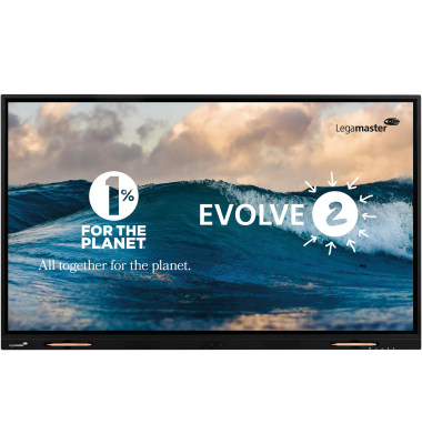 Touchdisplay Monitor + Monitorhalterung Evolve 2 868902000, 65 Zoll, UHD (3840x2160), 8 ms, schwarz