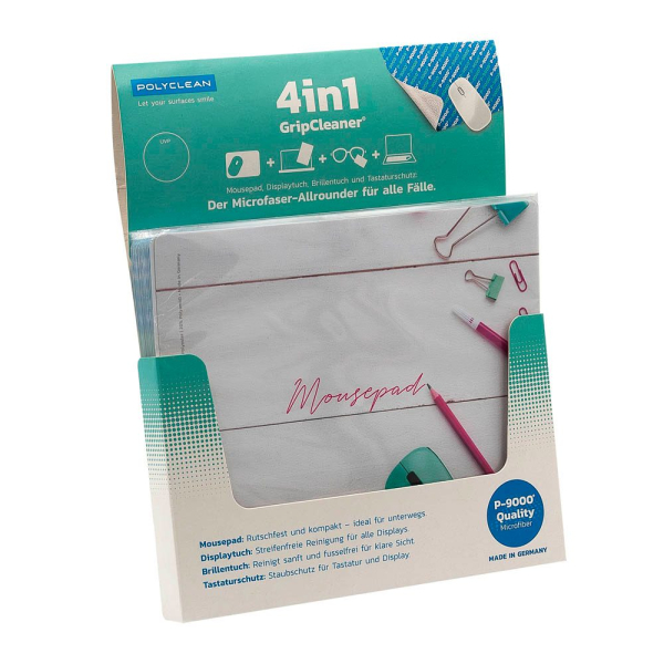 4250056827342 - Mousepad 4-in-1 weiß 4250056827342 POLYCLEAN 4250056827342 - Mousepad 4-in-1 weiß 4250056827342 POLYCLEAN
