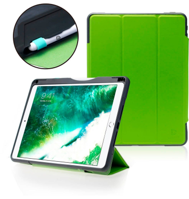 Rugged Case #RQ1 Tablet-Hülle für Apple iPad 7. Gen (2019), iPad 8. Gen (2020), iPad 9. Gen (2021) grün