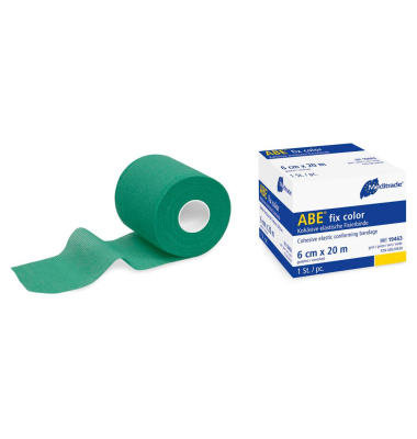 Fixierbinde   ABE fix color 19463 grün 6,0 cm x 20,0 m