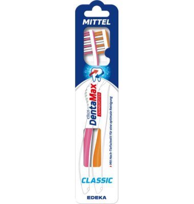 2 elkos DentaMax CLASSIC Zahnbürsten
