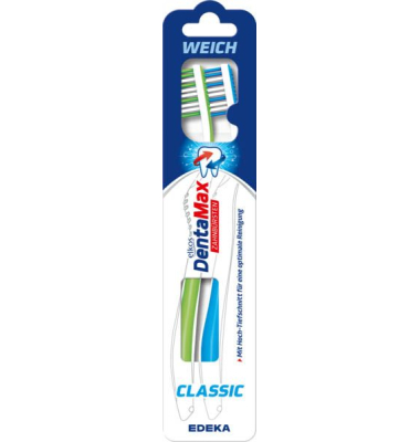 2 elkos DentaMax CLASSIC Zahnbürsten