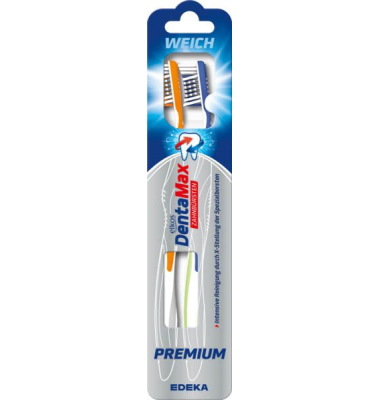 2 elkos DentaMax PREMIUM Zahnbürsten 2 elkos DentaMax PREMIUM Zahnbürsten