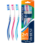 3 Dr.Best Hoch-Tief Zahnbürsten