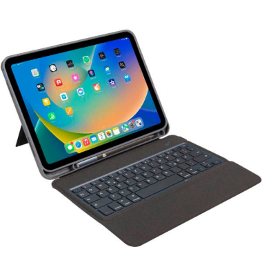 Slim Keyboard 2 iPad Tablet-Tastatur schwarz geeignet für Apple iPad 10. Gen (2022), Apple iPad 10. Gen (2024)