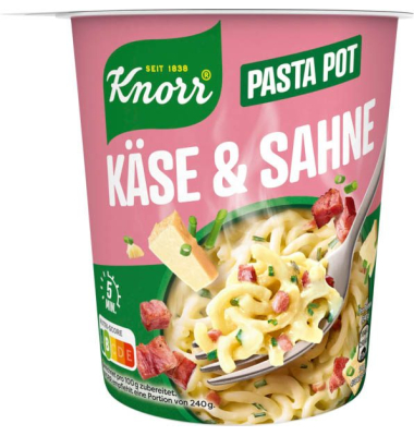 PASTA POT KÄSE & SAHNE Fertiggericht PASTA POT KÄSE & SAHNE Fertiggericht