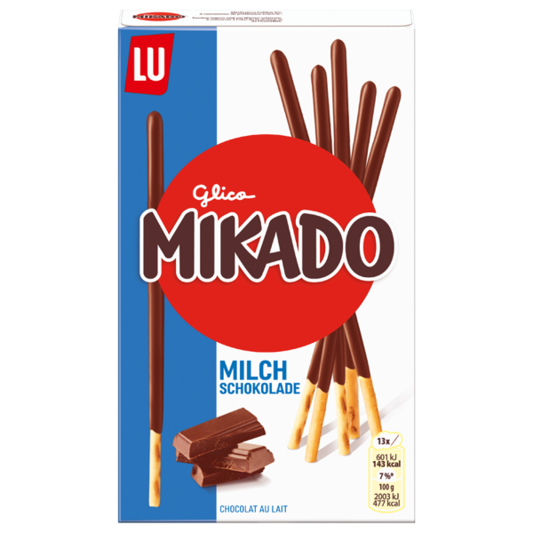 7622300476144 - LU Mikado Milchschokolade Sticks mit Schokolade 75g