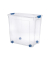 Aufbewahrungsbox Combi Box mit Clipdeckel und Rollen 8035952ABM, 85 Liter, mit Deckel, au&szlig;en 593x380x554mm, Kunststoff transpare