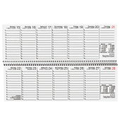 Querkalender 5094-26, 1 Woche / 1 Seite, 30x10cm (BxH), 2026