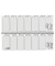 Querkalender 5094-26, 1 Woche / 1 Seite, 30x10cm (BxH) (Querformat), 2026