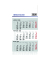 Wandkalender 5096-26, 29,7x48,5cm (BxH), 2026