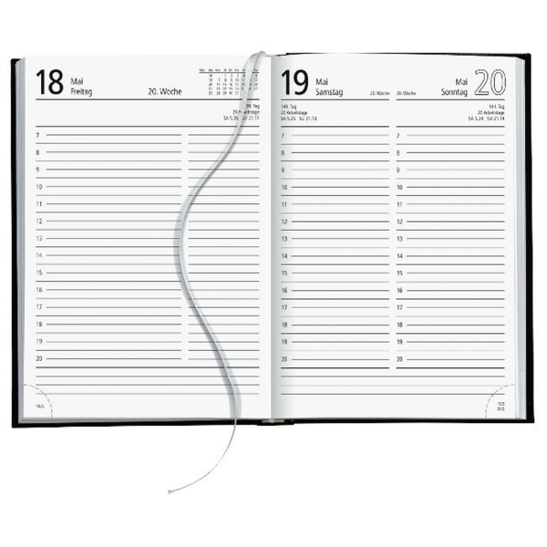 4003630034212 - Buchkalender 5062-26 schwarz 1 Tag 1 Seite Sa So 1 Seite 15x21cm (BxH) (A5) 2026 4003630034212 Soennecken 4003630034212 - Buchkalender 5062-26 schwarz 1 Tag 1 Seite Sa So 1 Seite 15x21cm (BxH) (A5) 2026 4003630034212 Soennecken