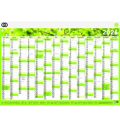 Plakatkalender 5104-26, oeco, 14 Monate / 1 Seite, 100x70cm (BxH), 2026