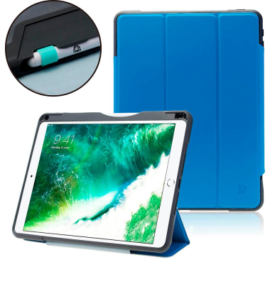 Rugged Case #RQ1 Tablet-Hülle für Apple iPad 7. Gen (2019), iPad 8. Gen (2020), iPad 9. Gen (2021) blau