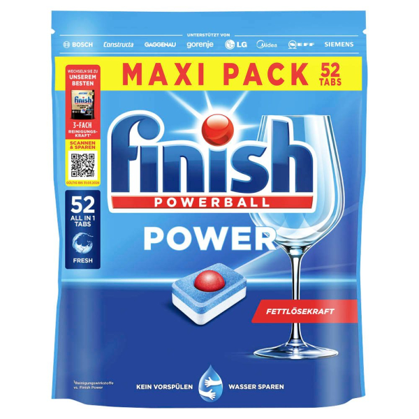 4251758437358 - POWERBALL POWER ALL IN 1 Spülmaschinentabs 4251758437358 52 Stück 4251758437358 - POWERBALL POWER ALL IN 1 Spülmaschinentabs 4251758437358 52 Stück