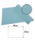100 PROnappe Platzsets blau 30,0 x 40,0 cm