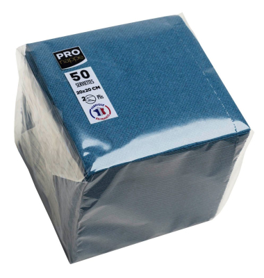 Servietten pazifikblau 2-lagig 20,0 x 20,0 cm